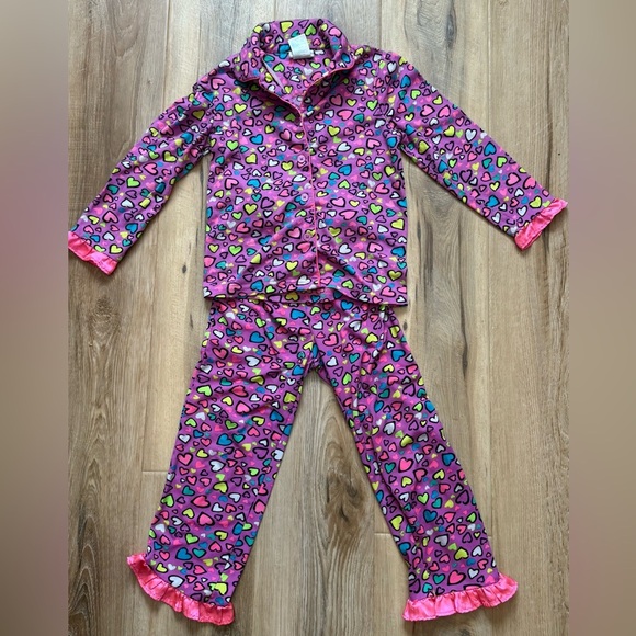 Other - Colorful Heart Pattern Kids Pajamas
